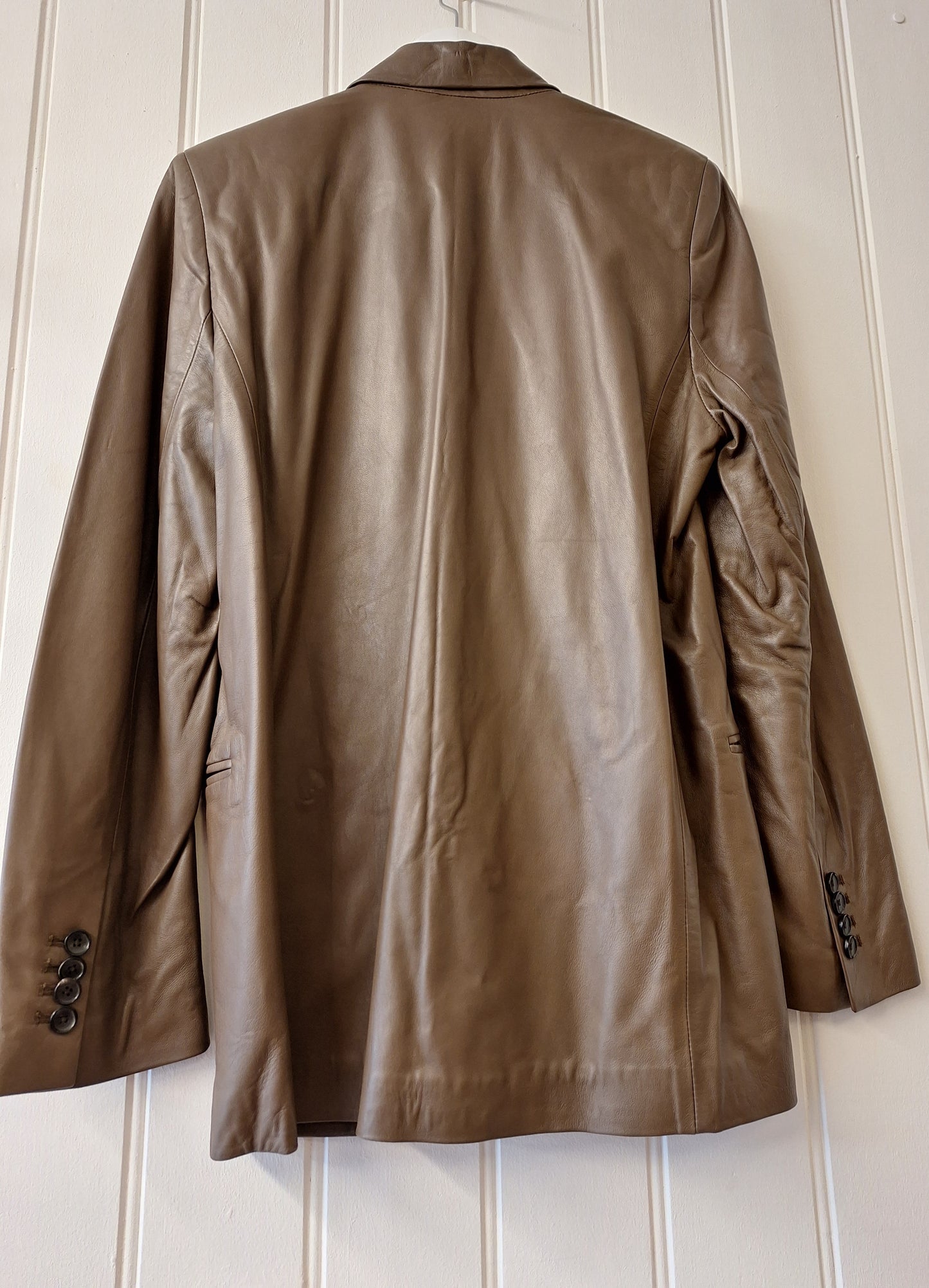 ZARA blazer style leather jacket M