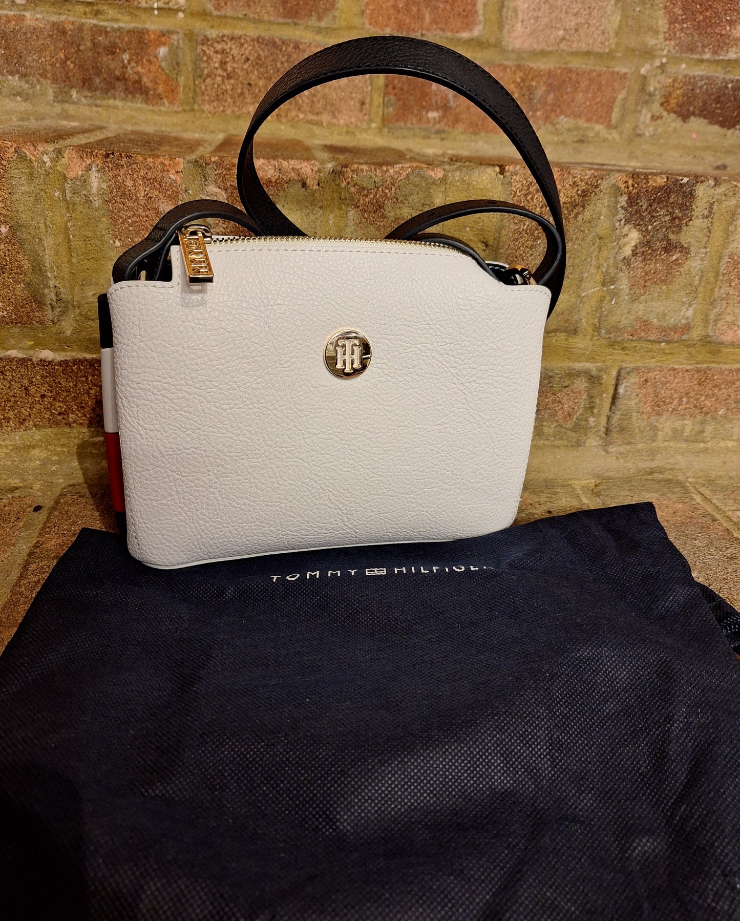 Tommy Hilfiger white crossbody bag