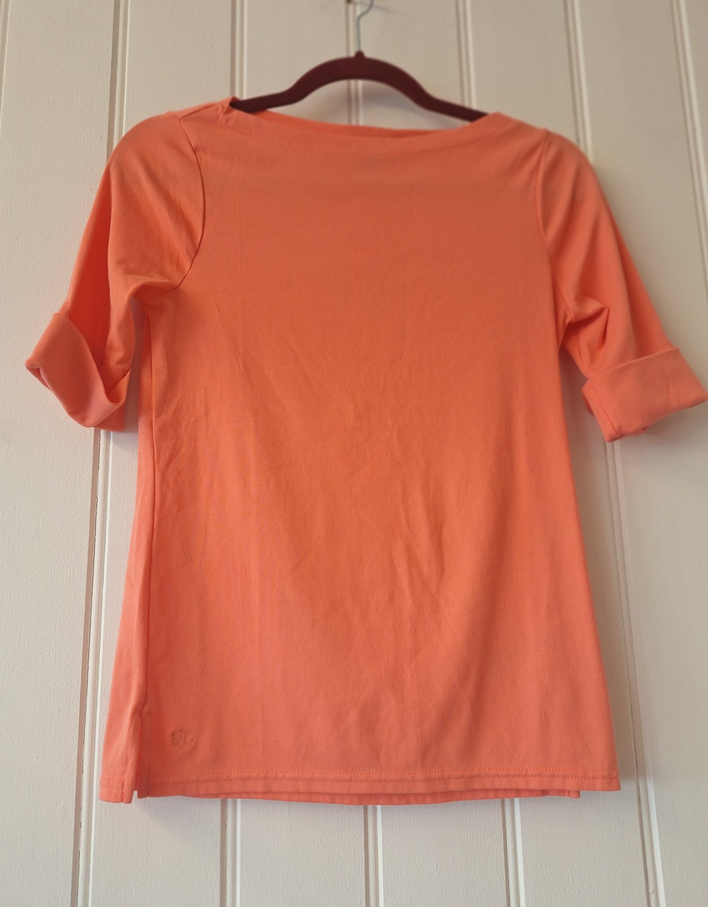 Ralph Lauren orange t shirt S