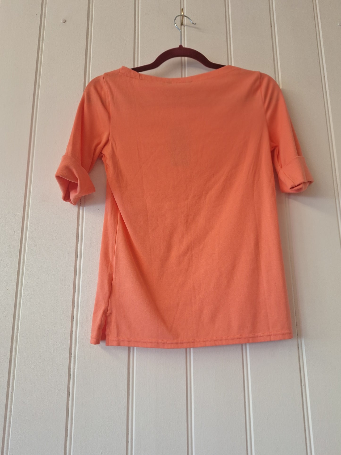 Ralph Lauren orange t shirt S