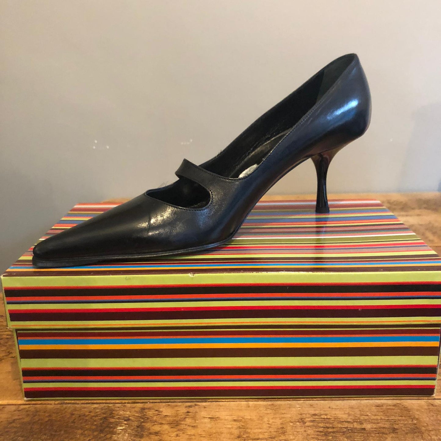 Enrico Antinori black leather shoes 6