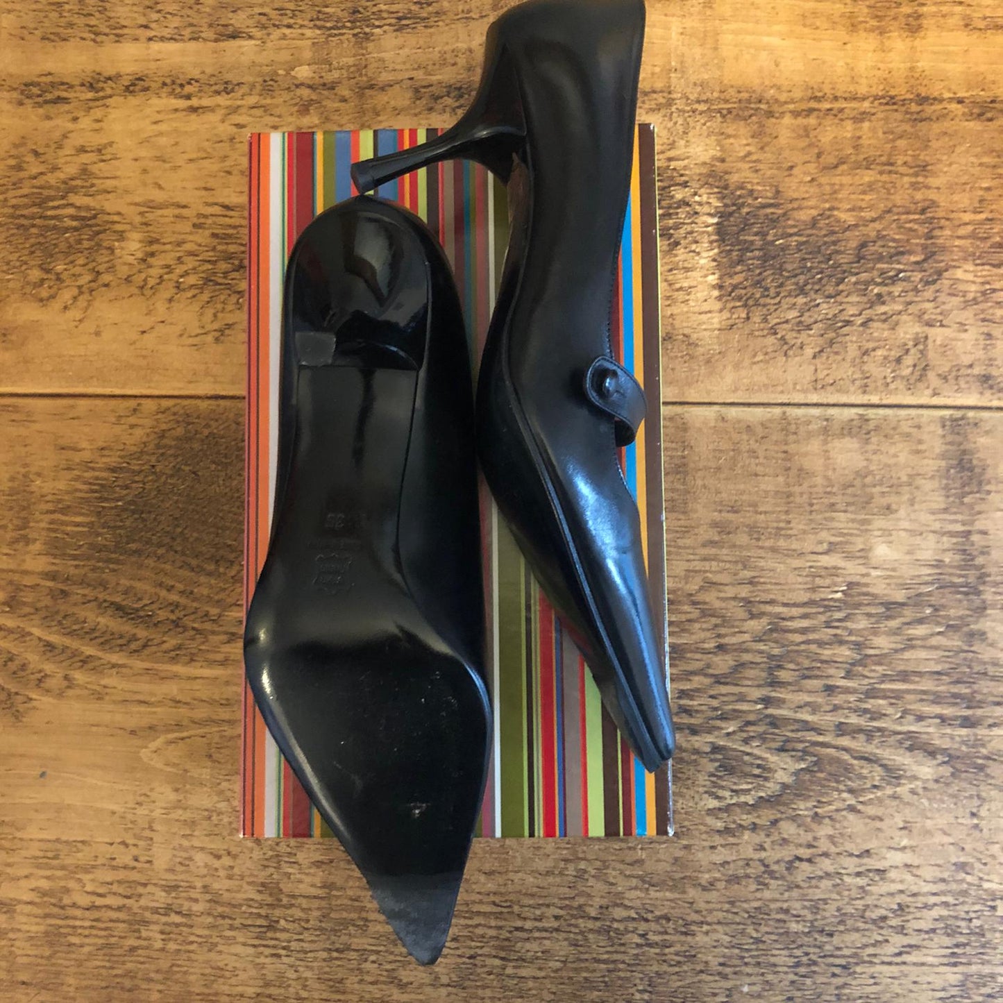 Enrico Antinori black leather shoes 6