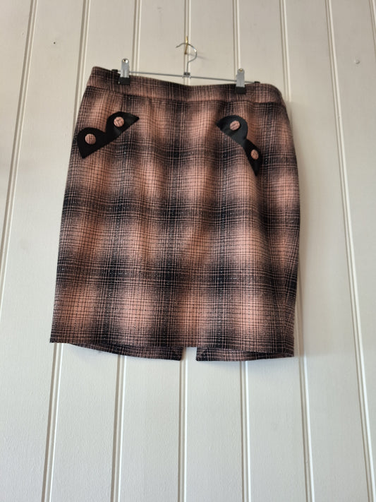 Marc Jacobs black and pink skirt 8