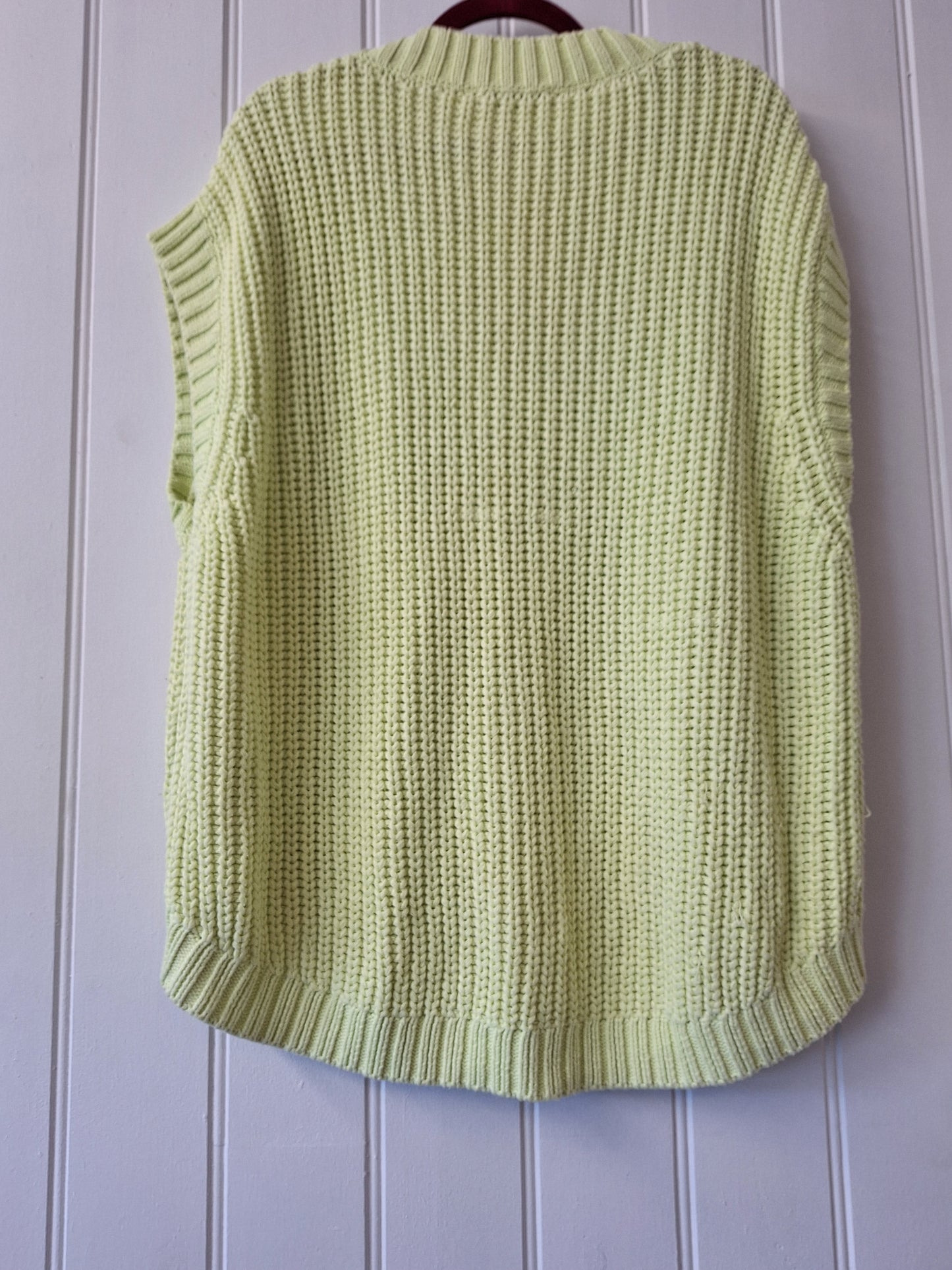 Mint Velvet lime sleeveless knit XL