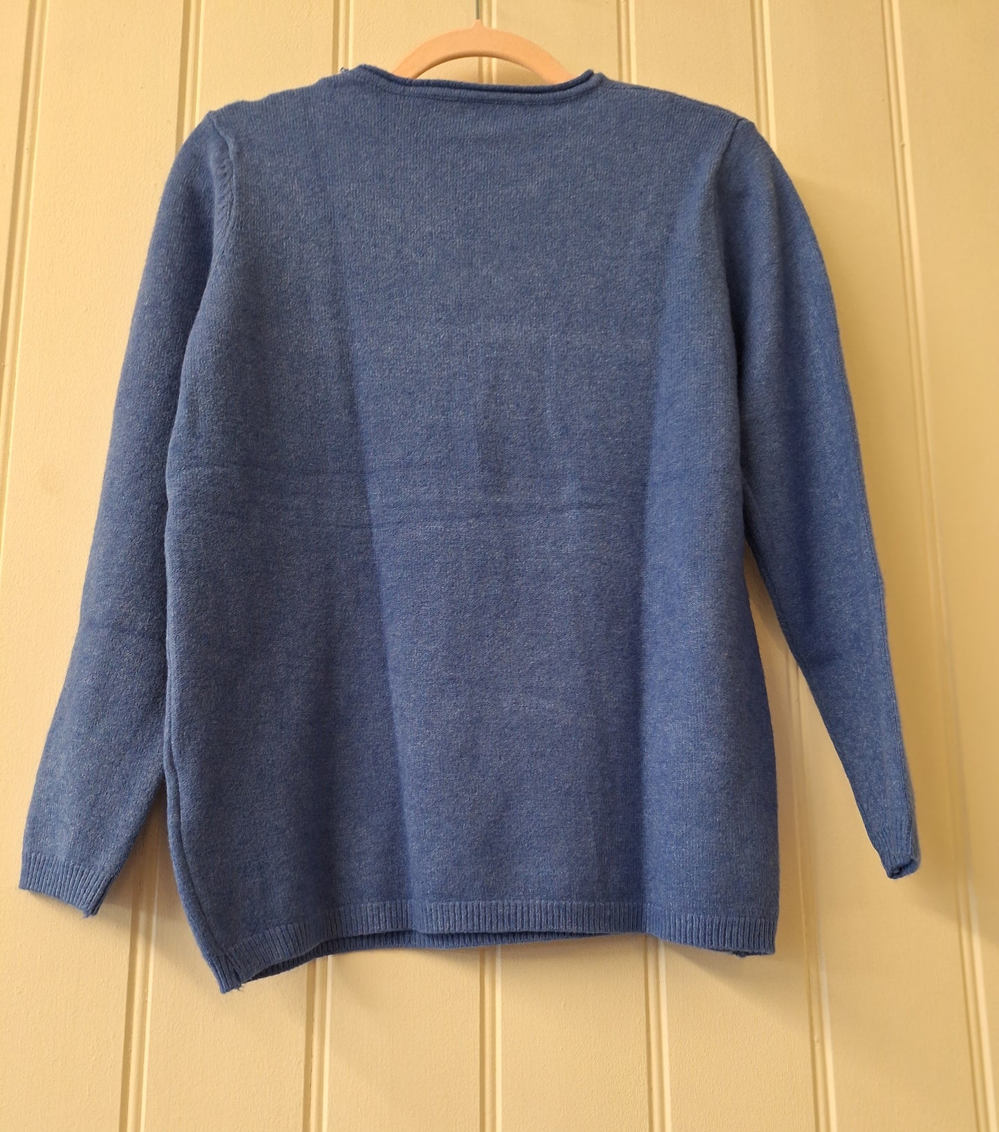 Bluoltre blue sequin knit S