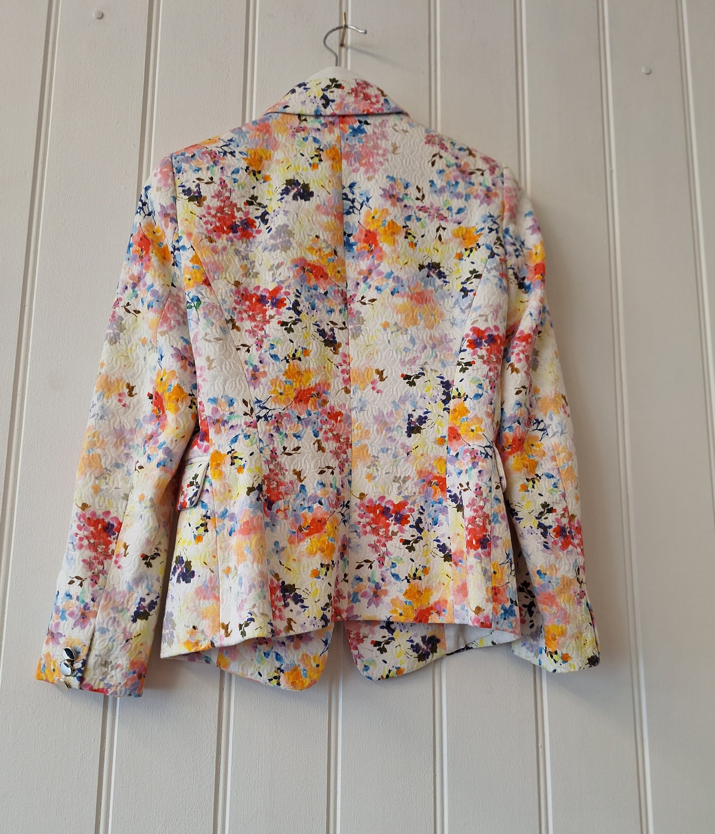 ZARA floral print blazer XS