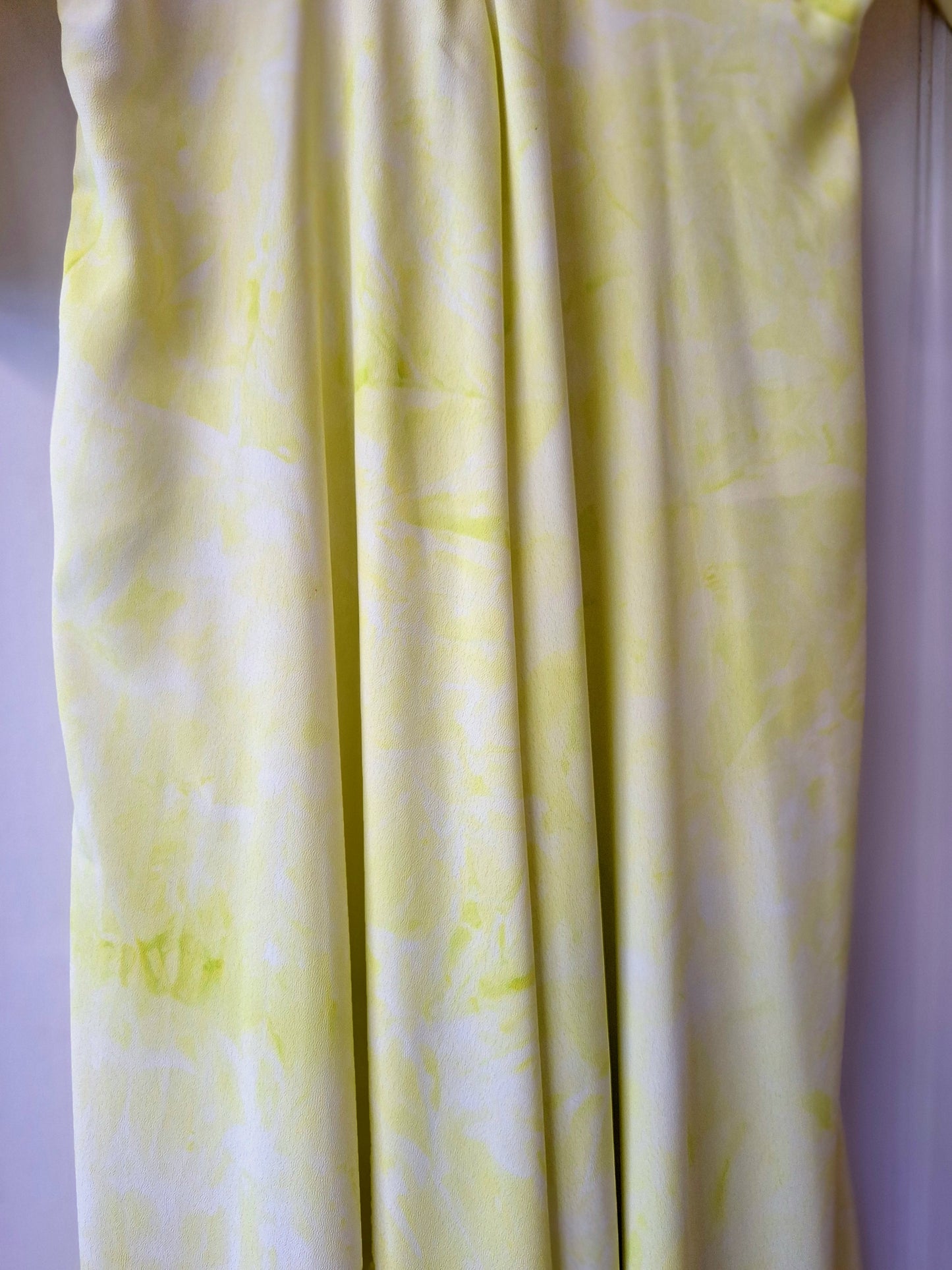 James Steward yellow tie dye effect maxi dress 10