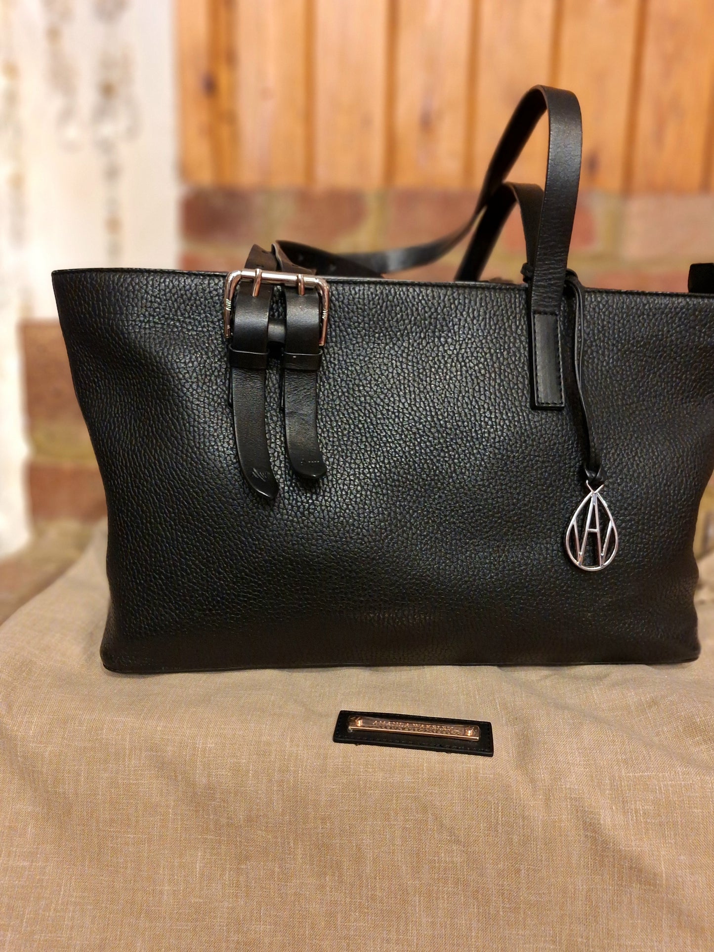 Amanda Wakeley black tote bag