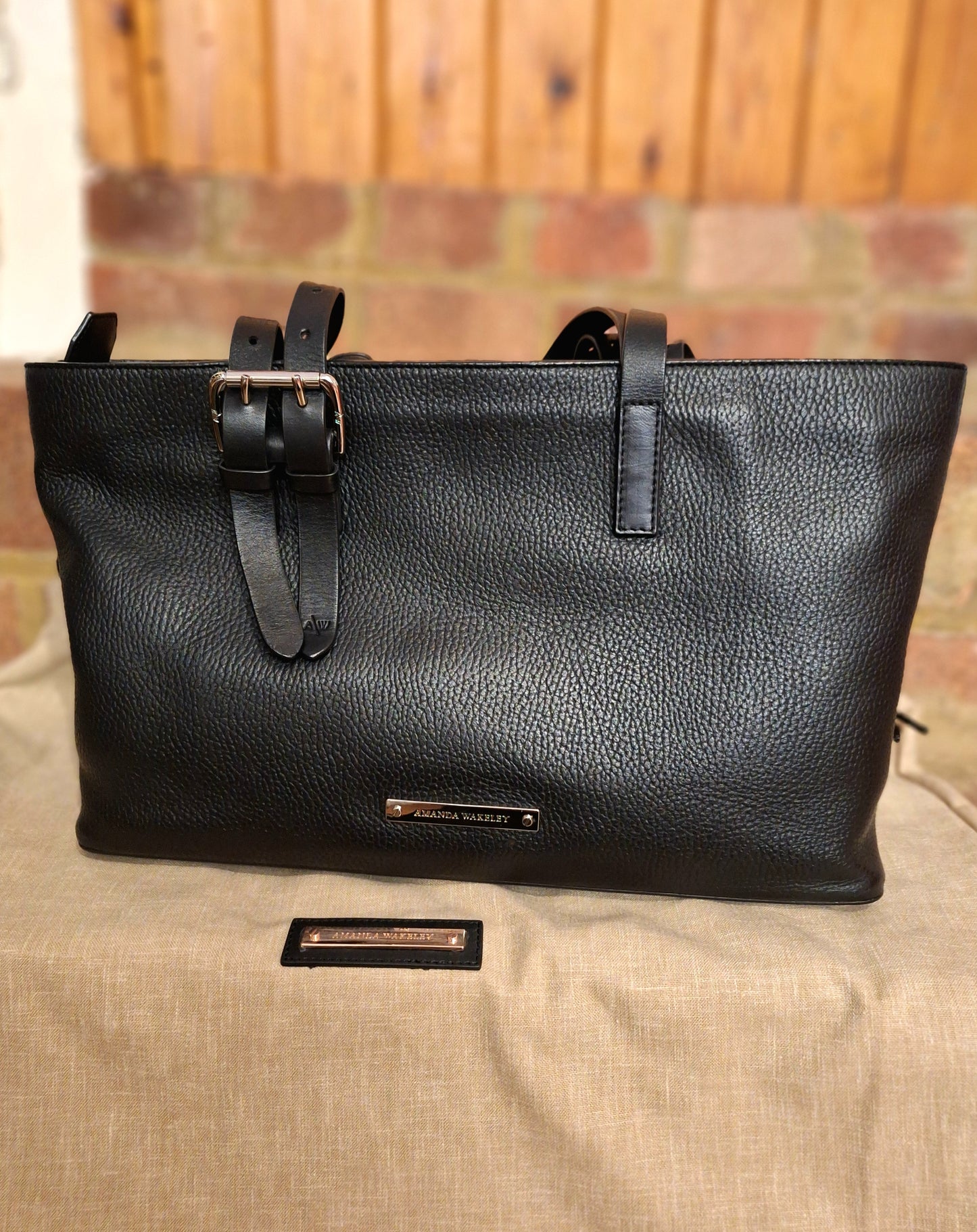 Amanda Wakeley black tote bag