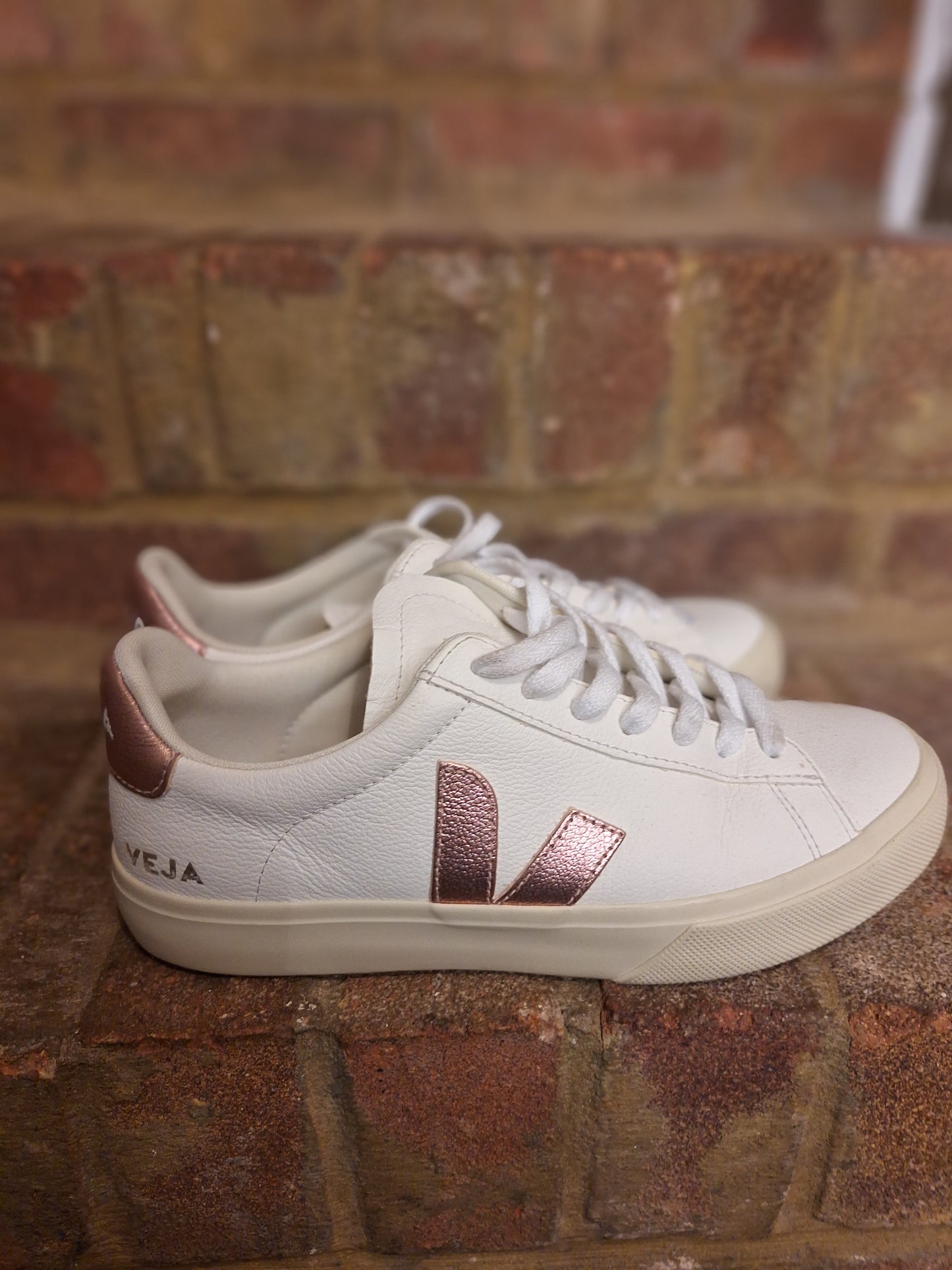 VEJA white trainers 7