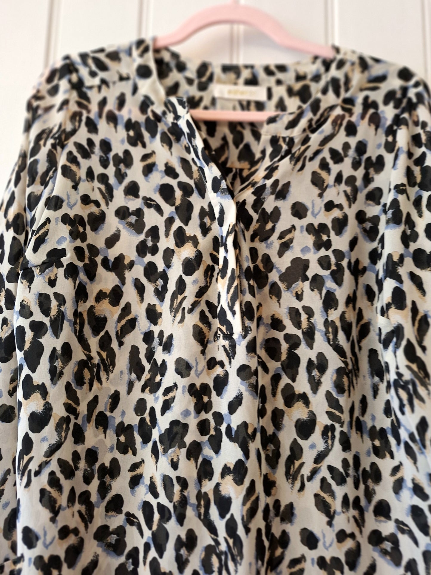 Either or animal print top M