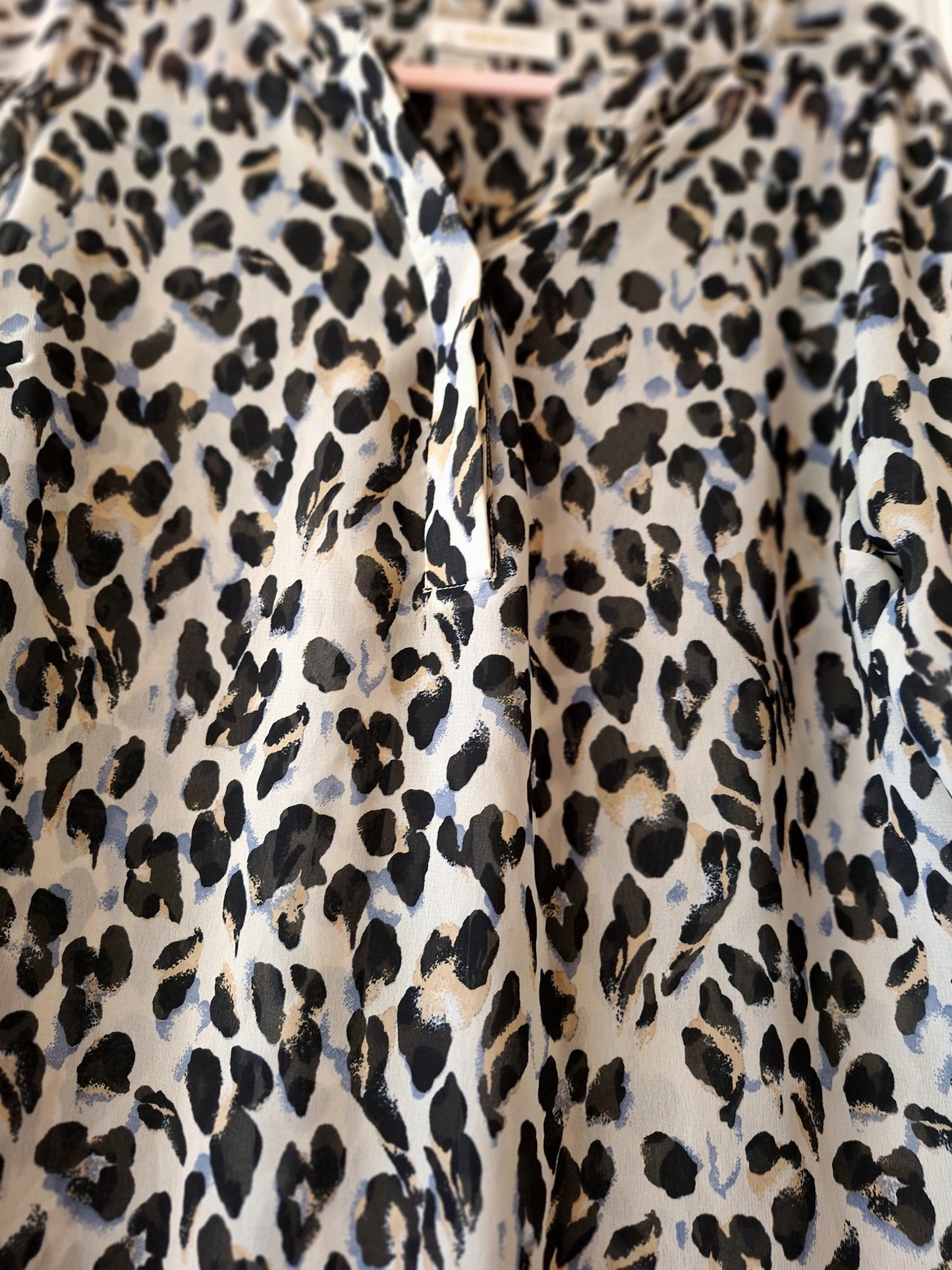 Either or animal print top M