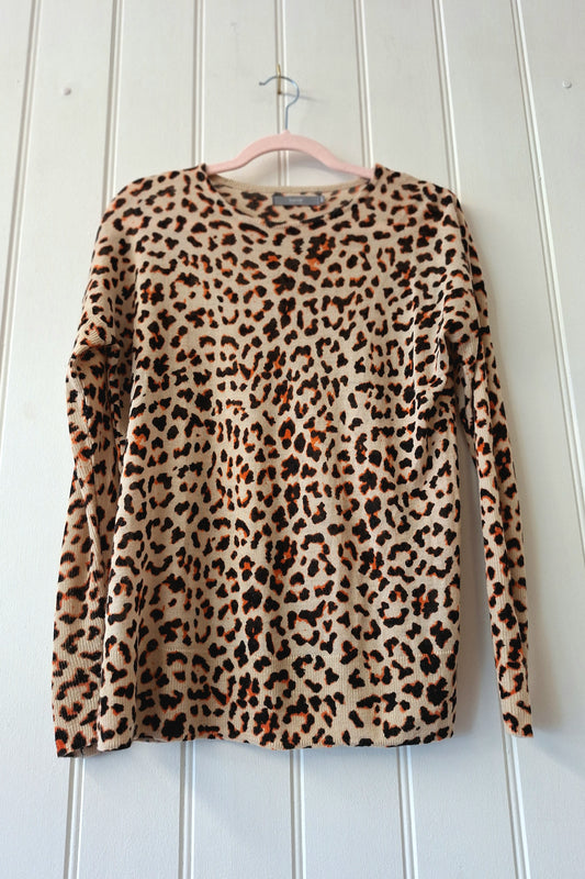 B.young animal print knit S