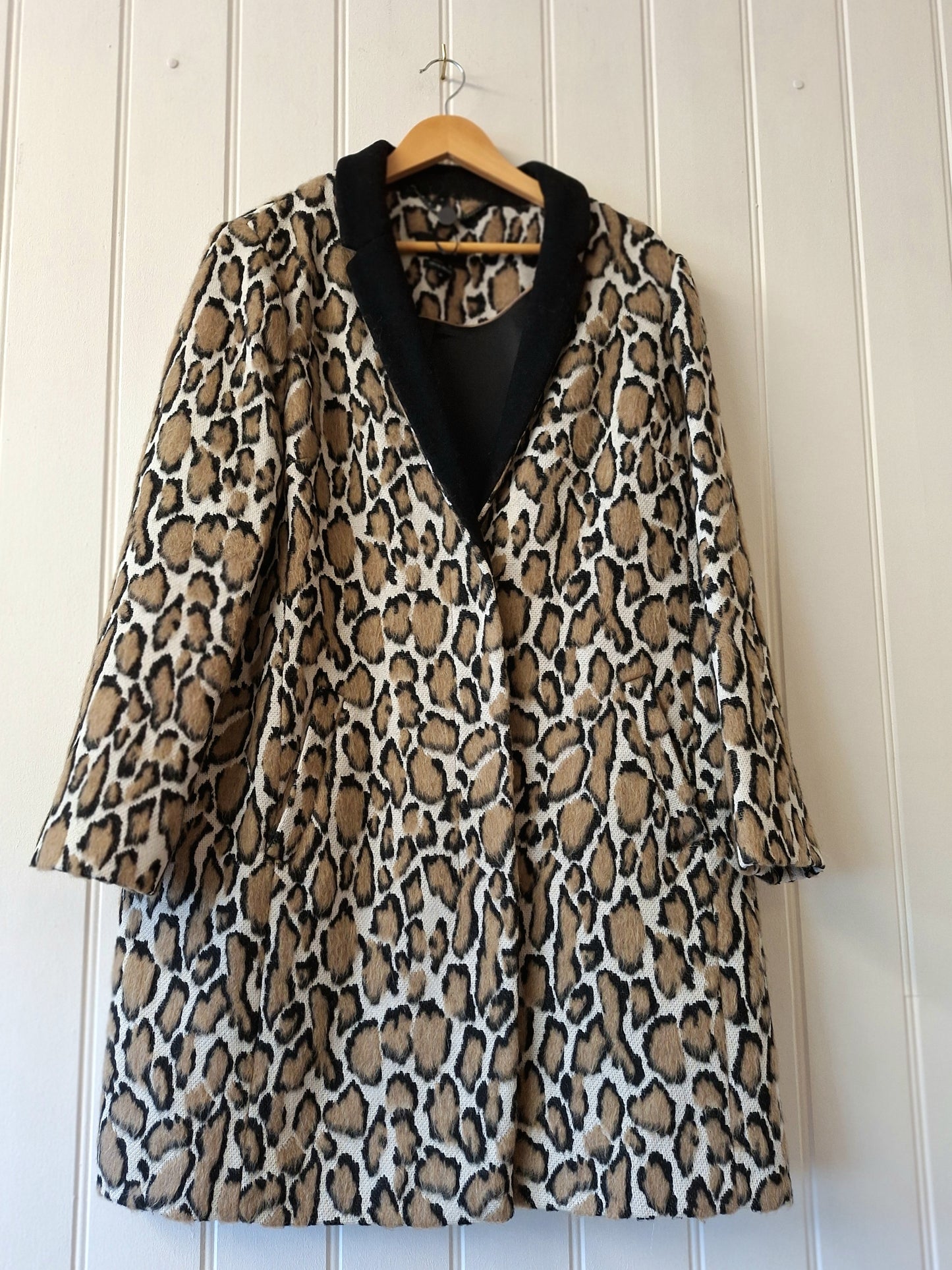 M&S Autograph animal print coat 18