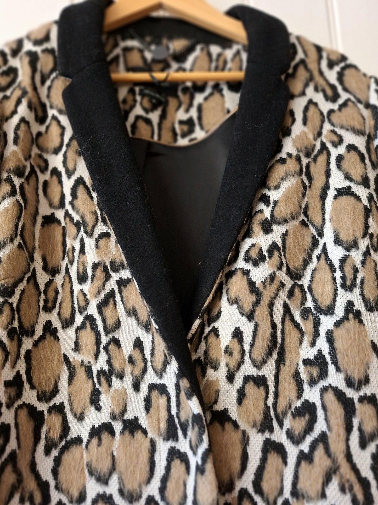 M&S Autograph animal print coat 18