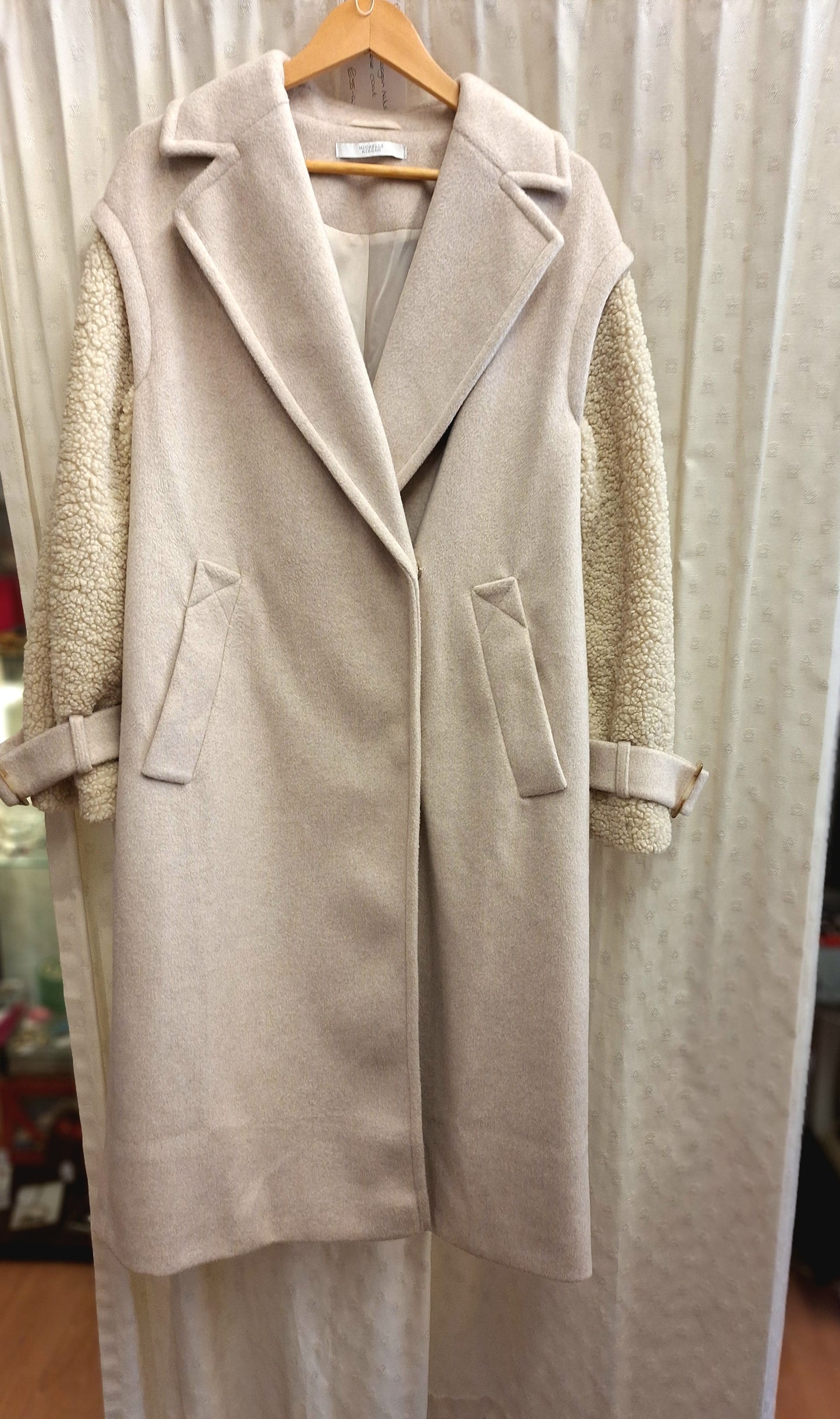 Michelle Keegan cream coat 14