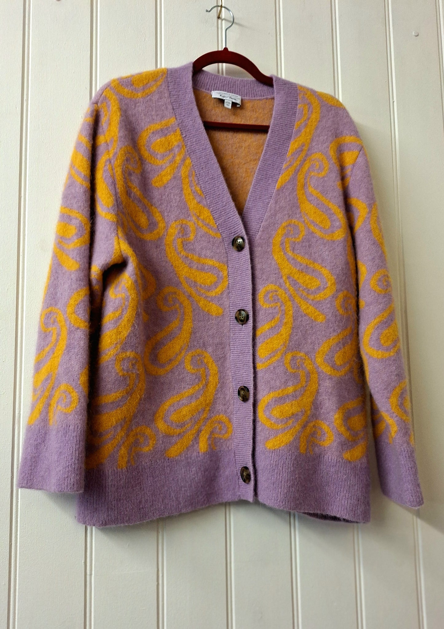 & Other Stories lilac and yellow knit M