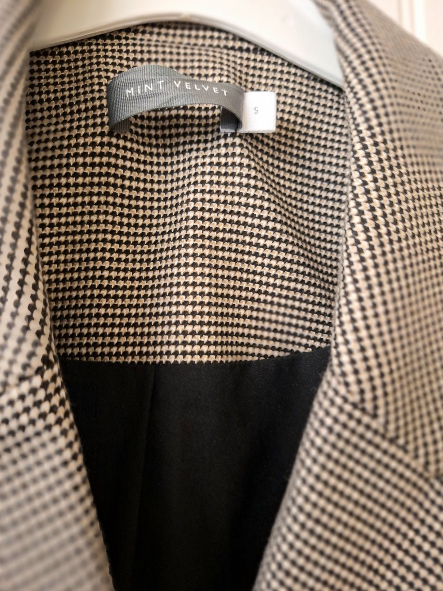 Mint Velvet check blazer S