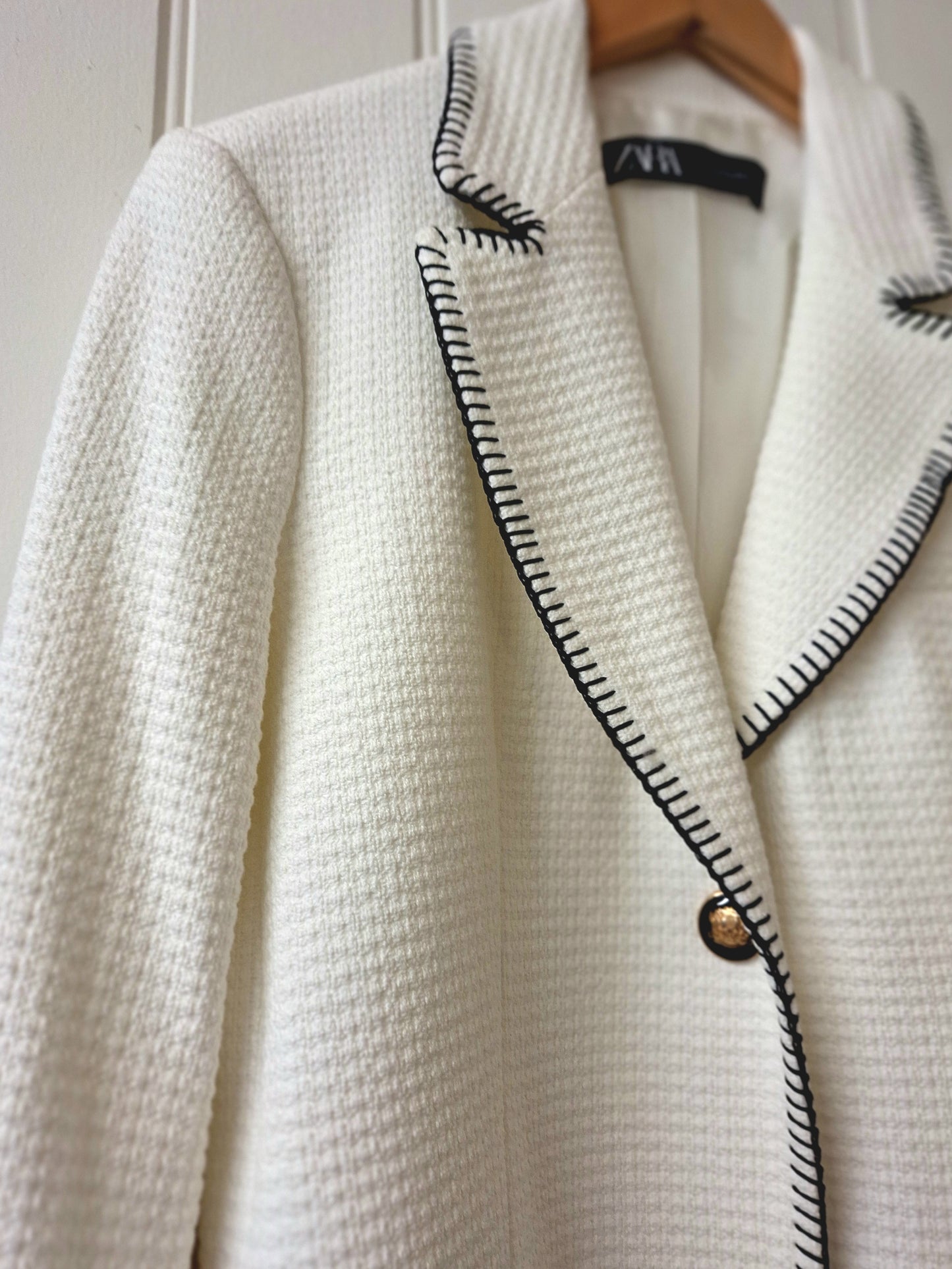 ZARA white blazer jacket  L