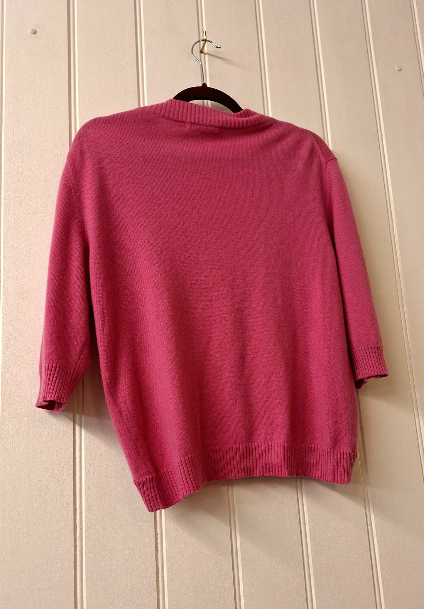 Bambu pink cashmere knit S/M