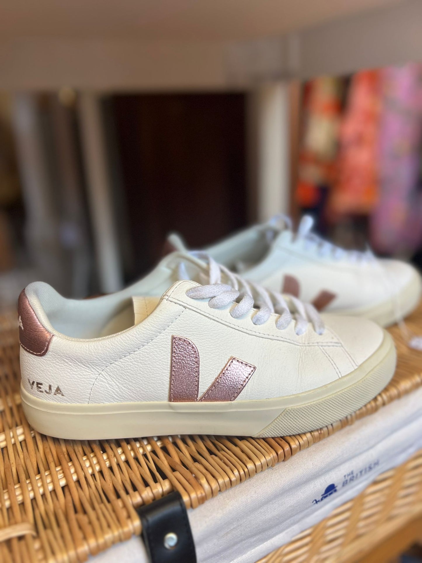 VEJA white trainers 7